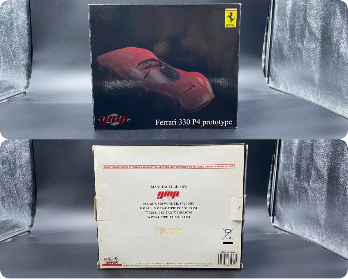 【極美品】激レア 超希少品 330台限定生産 GMP 1/18 Ferrari 330 P4 LIMITEDEDITION G1804103 BBR 京商 Exoto CMC_画像10