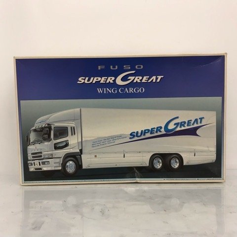 アオシマ 1/32 ビッグカスタムトラックシリーズNo.6 ふそう スーパーグレート・ウイングカーゴ FUSO SUPER GREAT WING CARGO 53H99920081