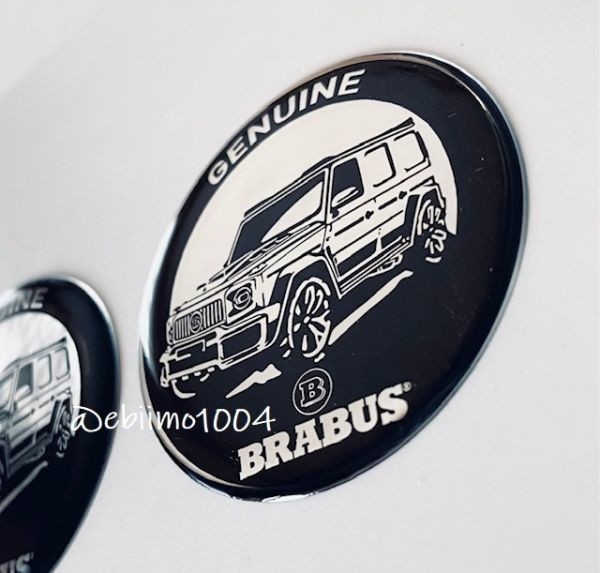  Brabus эмблема стикер BRABUS Benz BENZ эпоксидный наклейка эмблема Logo стойка машина боковой салон украшать 50mm 2 листов 