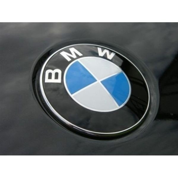 BMW エンブレム 82mm 73mm フロント リア トランク 交換用バッジ ブルー 2枚セット_画像2