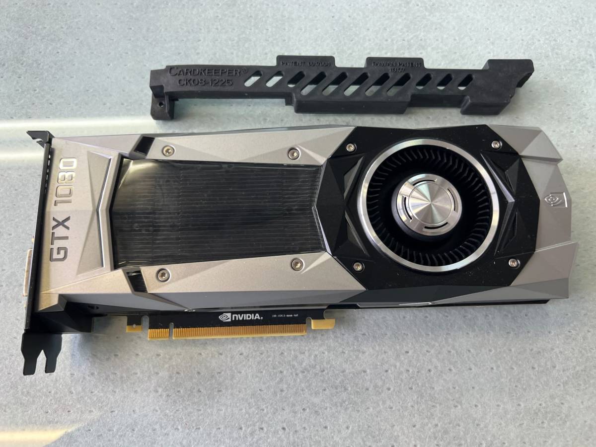 ELSA GeForce GTX 1080 8GB 支持ステー付き 中古作動品_画像1