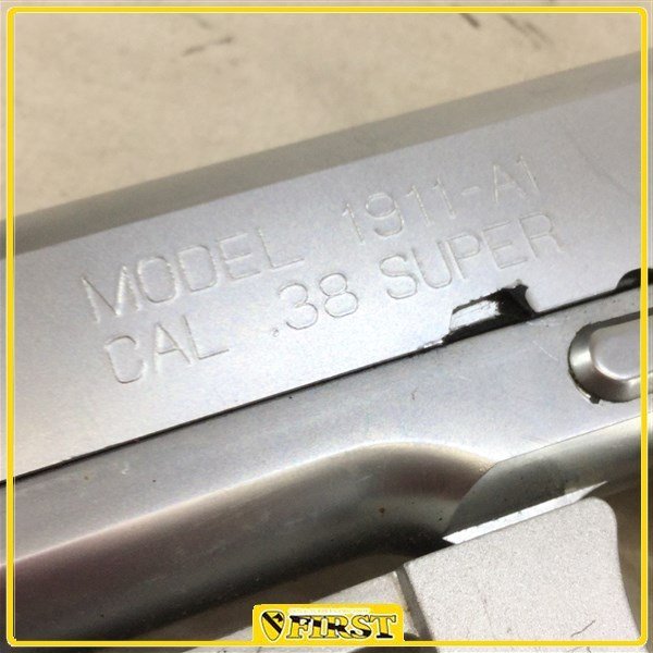 4986mi】ガス漏れ疑惑？ MGC製 スプリングフィールド1911 .38SUPER ガスブローバック 箱・説ナシ ハイキャパシティ キャスピアン_画像4