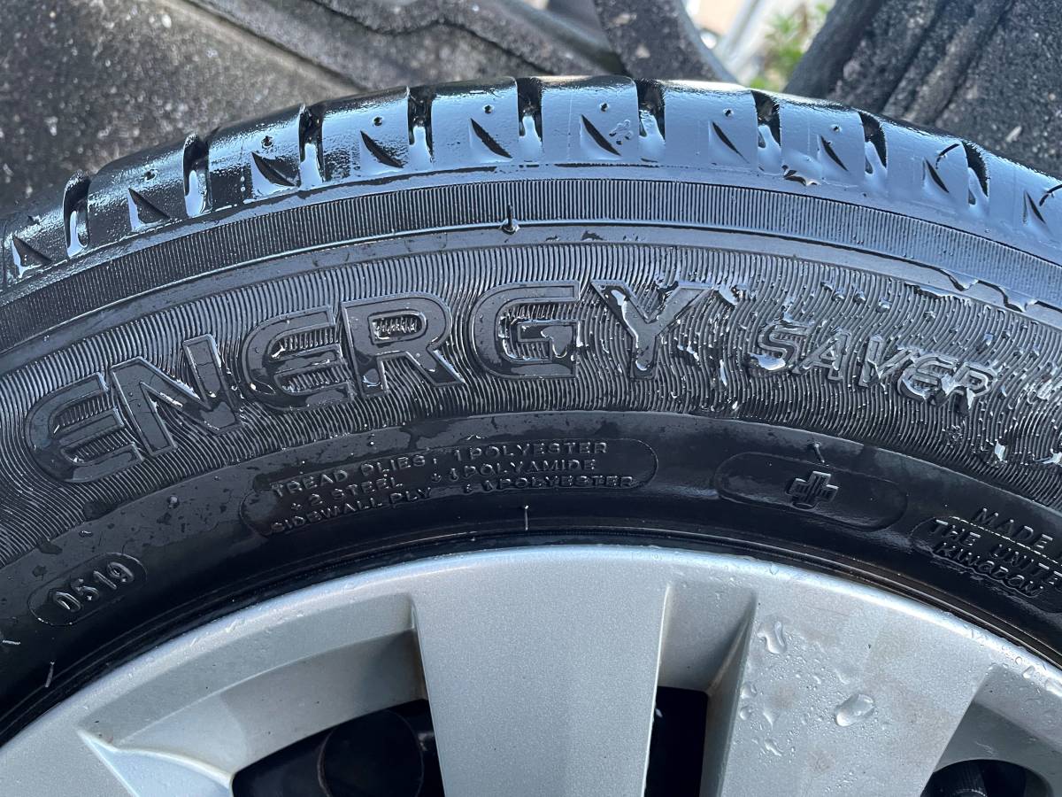 即決　MICHELIN ENERGY SAVER 195/65　R15　91H　2019年製　4本　ミシュラン エナジー セイバー　C26日産セレナ純正ホイール_画像5