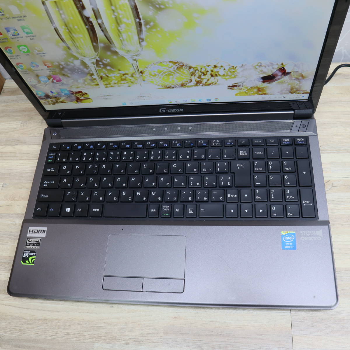 ★中古PC 最上級4世代4コアi7！新品SSD256GB メモリ16GB★N1561J720E Core i7-4710MQ グラボ搭載 Win11 MS Office ノートPC★P62440_画像5