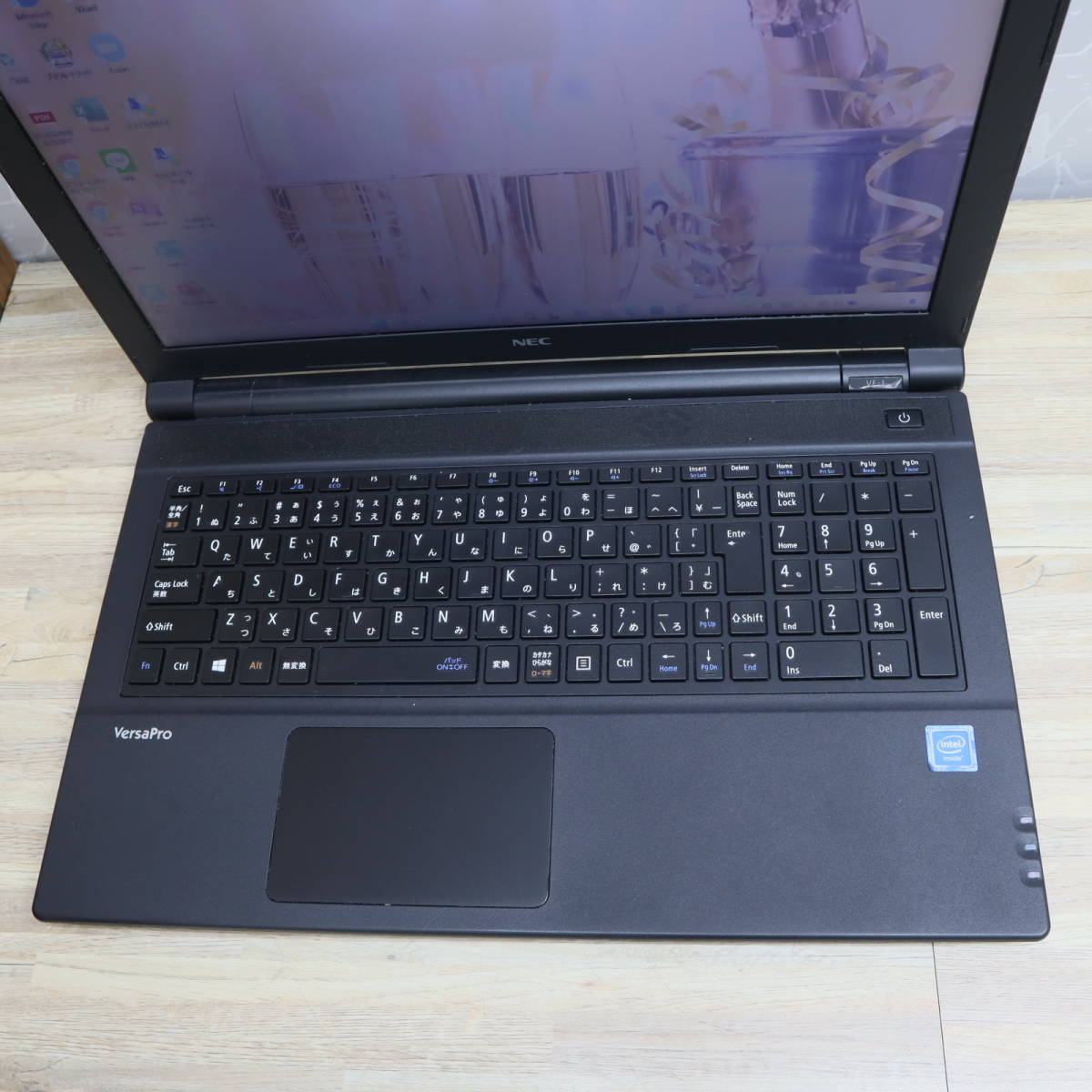 ★中古PC 500GB メモリ16GB★VKE16E-1 Webカメラ Celeron 3855U Win11 Microsoft Office 2019 Home&Business 中古品 ノートPC★P62580_画像4