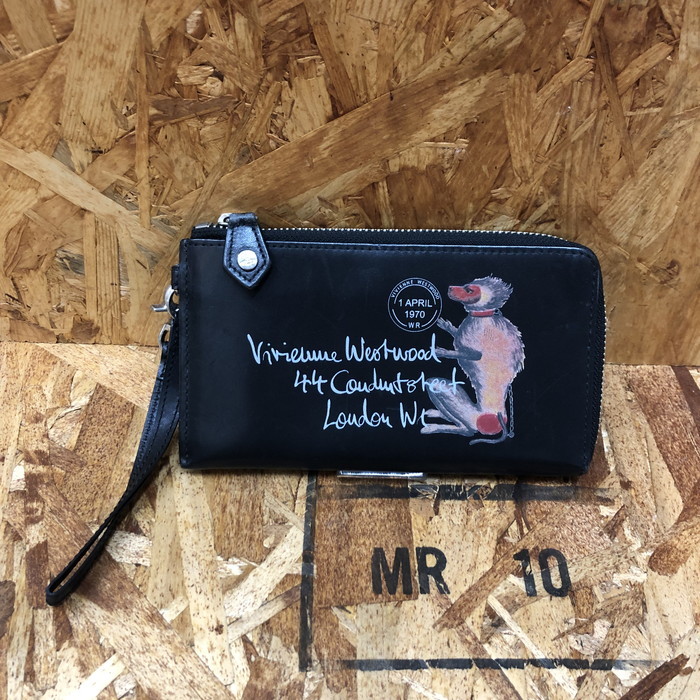 Vivienne Westwood L字長財布 モンキー ブラック [jgg]