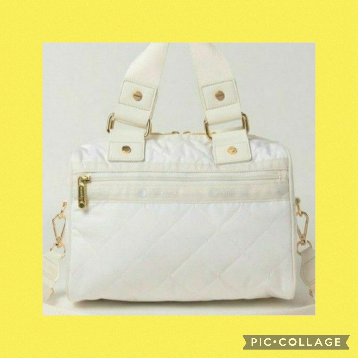 ラスト1点☆直営店購入☆神崎恵　レスポートサック　MINI SATCHEL BAG 白 ボストン