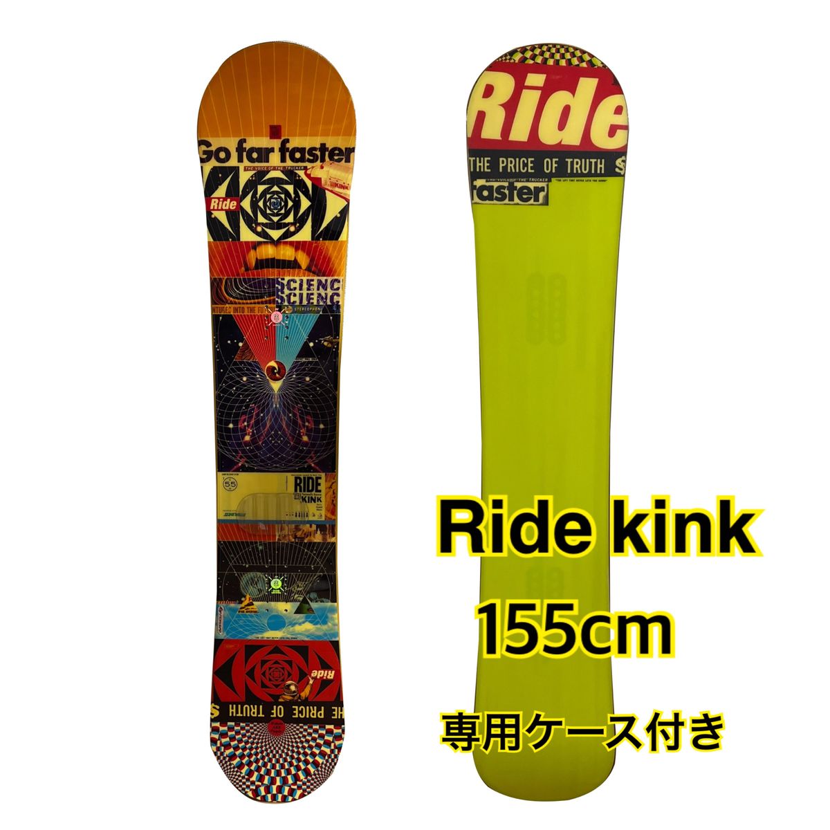 速達美品スノボー スノーボード Ride kink 13-14モデル 速達美品スノボー スノーボード Ride kink 13-14モデル