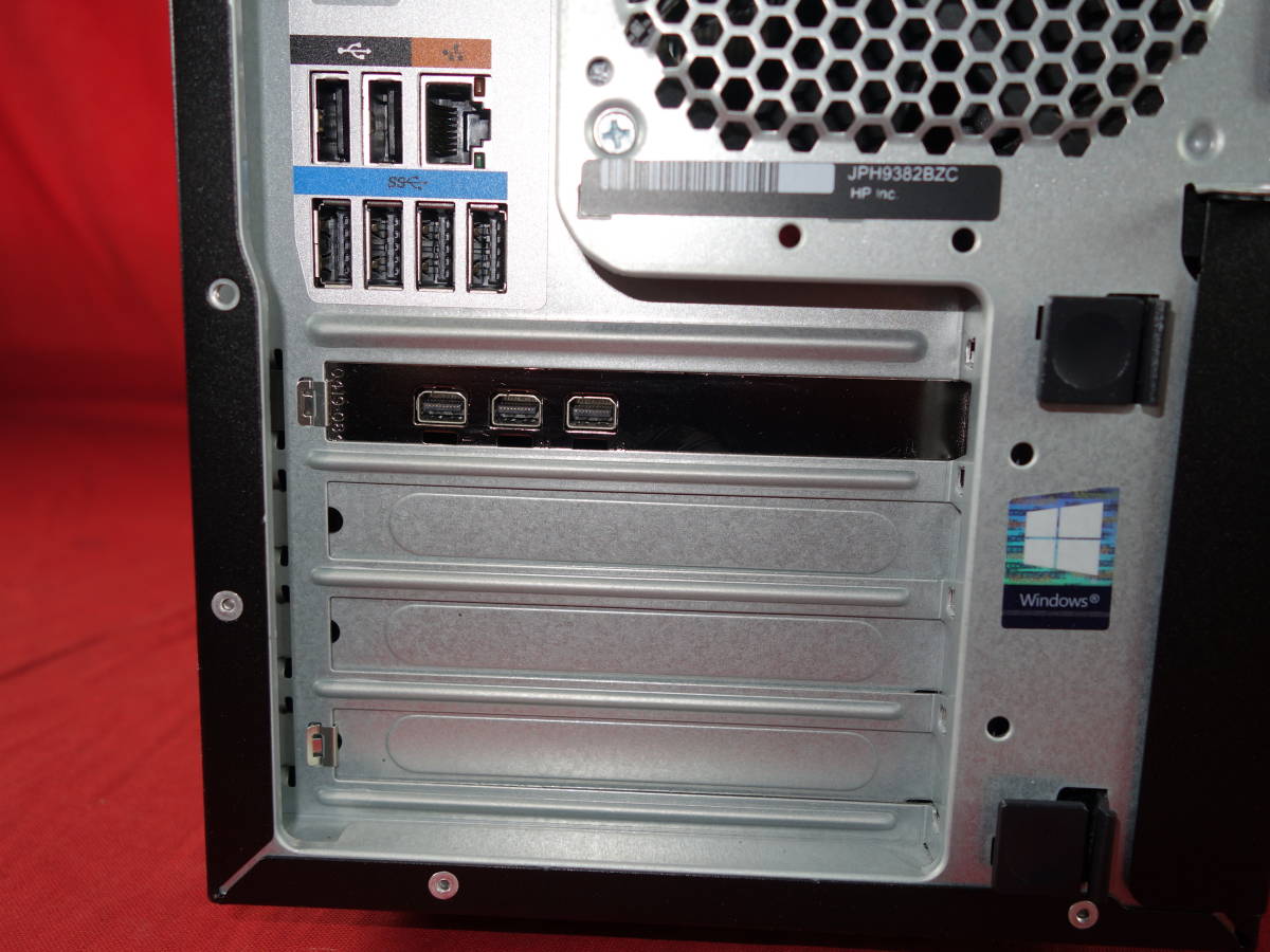 HP　Z2 Tower G4 Workstation 【Xeon E-2144G】 ★ Windows 11 ★ 16GB/SSD512GB/HDD500GB/QUADRO P400　中古 WS 【30日間保証】_画像9