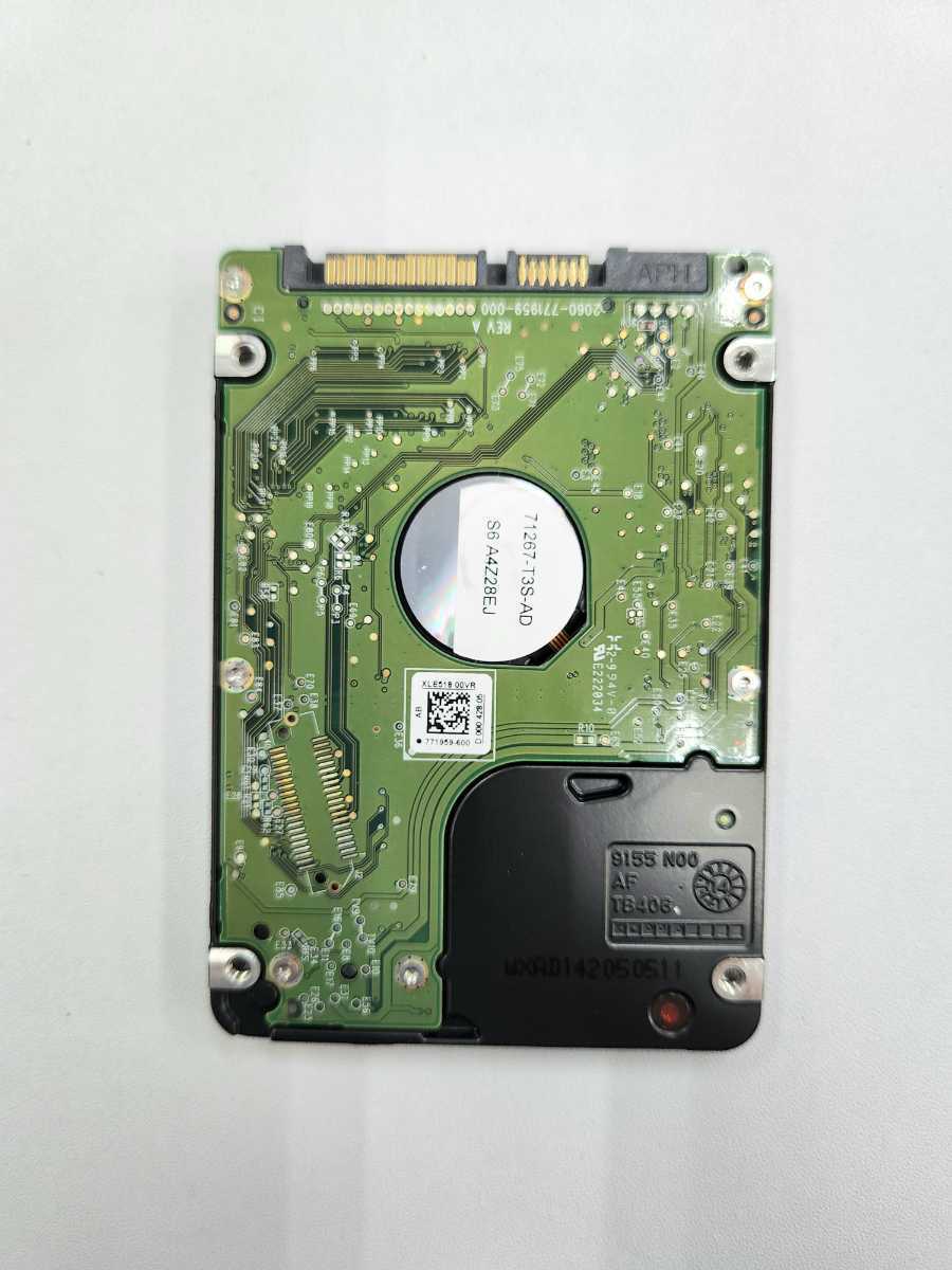 中古HDD 5台セット Western Digital WD5000LPVX-08V0T HDD 500GB SATA 5400RPM 8MB 7mm 2.5インチ 動作確認済 健康状態:正常 5枚セット_画像4