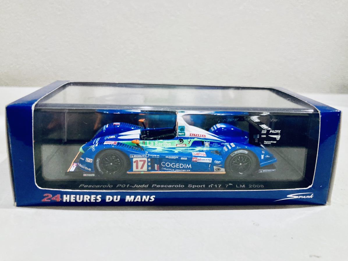 1/43 Spark ペスカローロ P01 ジャッド Pescarolo Sport #17 H.Primat-C.Tinseau-B.Treluyer 7th Le Mans 2008_画像4