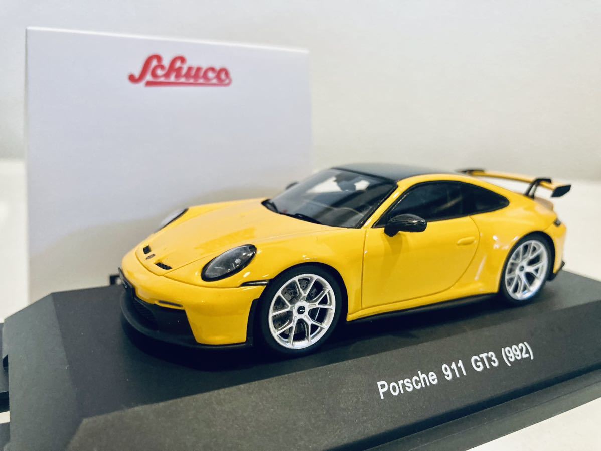 [ free shipping ]1/43 Schuco Porsche Porsche 911 GT3 (992) Yellow