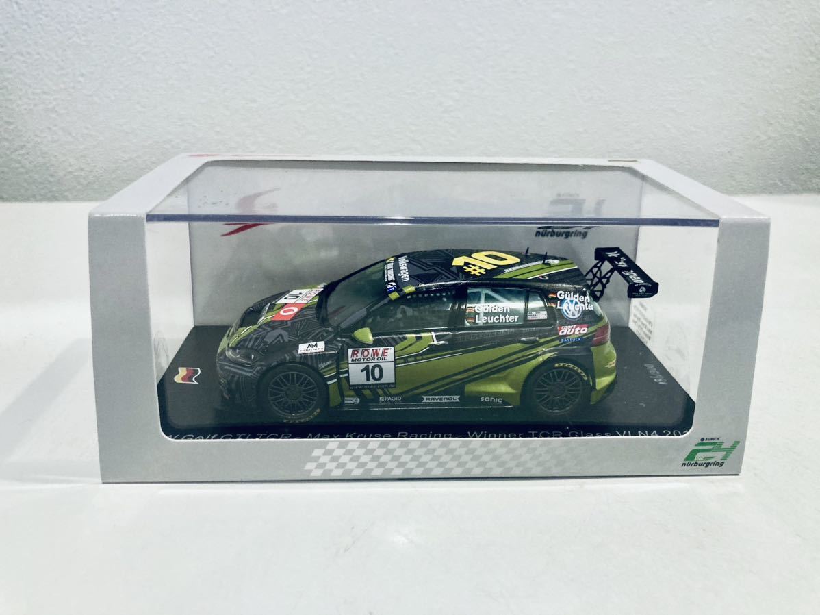 【送料無料】1/43 Spark VW フォルクスワーゲン ゴルフ GTI TCR MAX KRUSE RACING #10 Leuchter-Gulden Class Winner Nrburgring 24H 2019_画像4