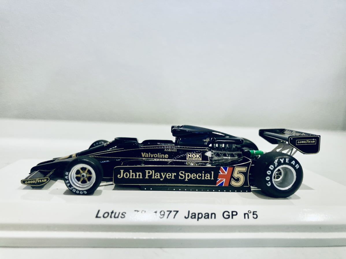 【送料無料】1/43 Reve JPS ロータス 78 #5 M.アンドレッティ Pole Potition Japan GP 1977タバコ仕様_画像5