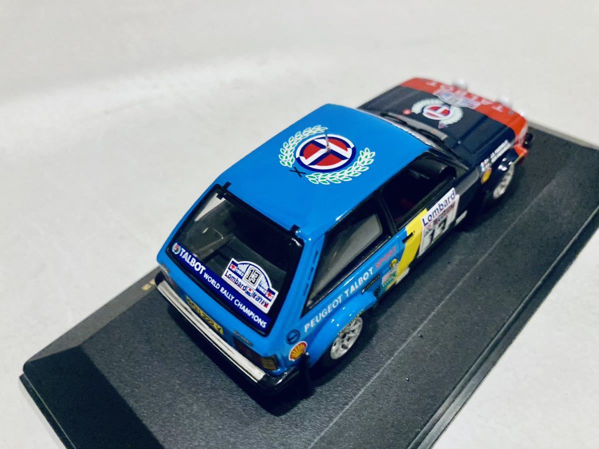 【送料無料】1/43 IXO サンビーム タルボ ロータス #13 G.フレクラン RAC Rally 1982_画像7