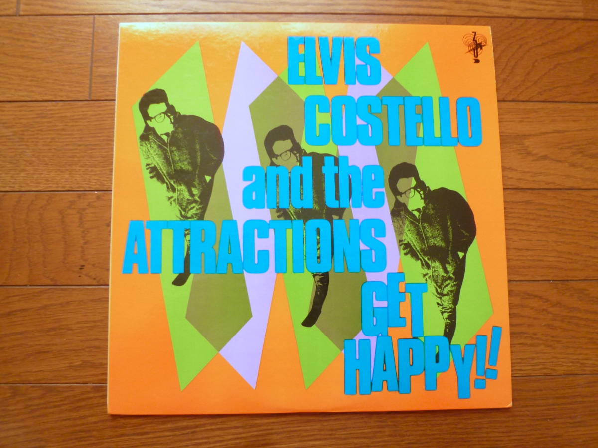 LP　エルヴィス・コステロ　ゲット・ハッピー　ELVIS COSTELLO / GET HAPPY_画像1