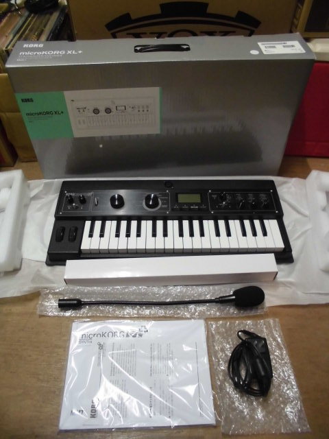 KORG コルグ microKORG XL+ ヴォコーダー 名器 箱付き マイクロコルグ アナログモデリングシンセ ビンテージサウンド_画像1