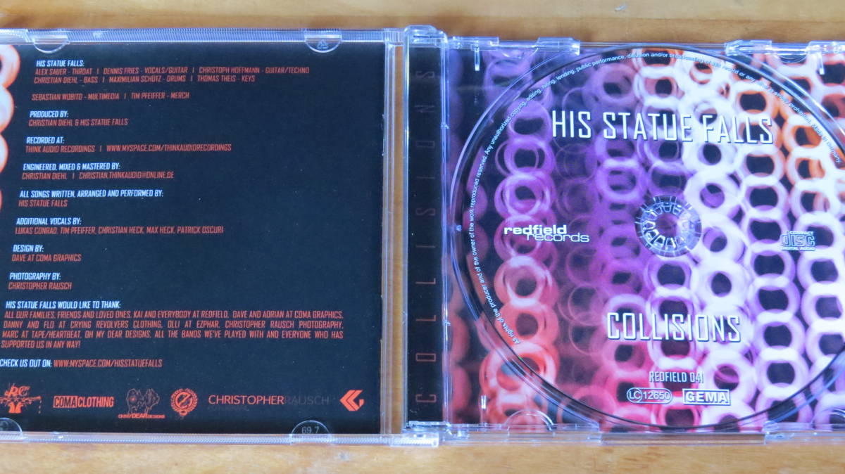 HIS STATUE FALLS/COLLISIONS 輸入盤_画像2