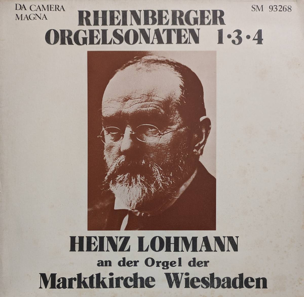 輸入LP盤 ハインツ・ローマン Rheinberger Organソナタ1,3&4番 の画像1