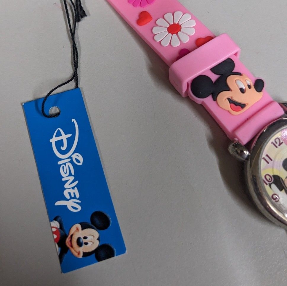 ディズニー腕時計 ミッキー&ミニー【ケース付】未使用品タグ付