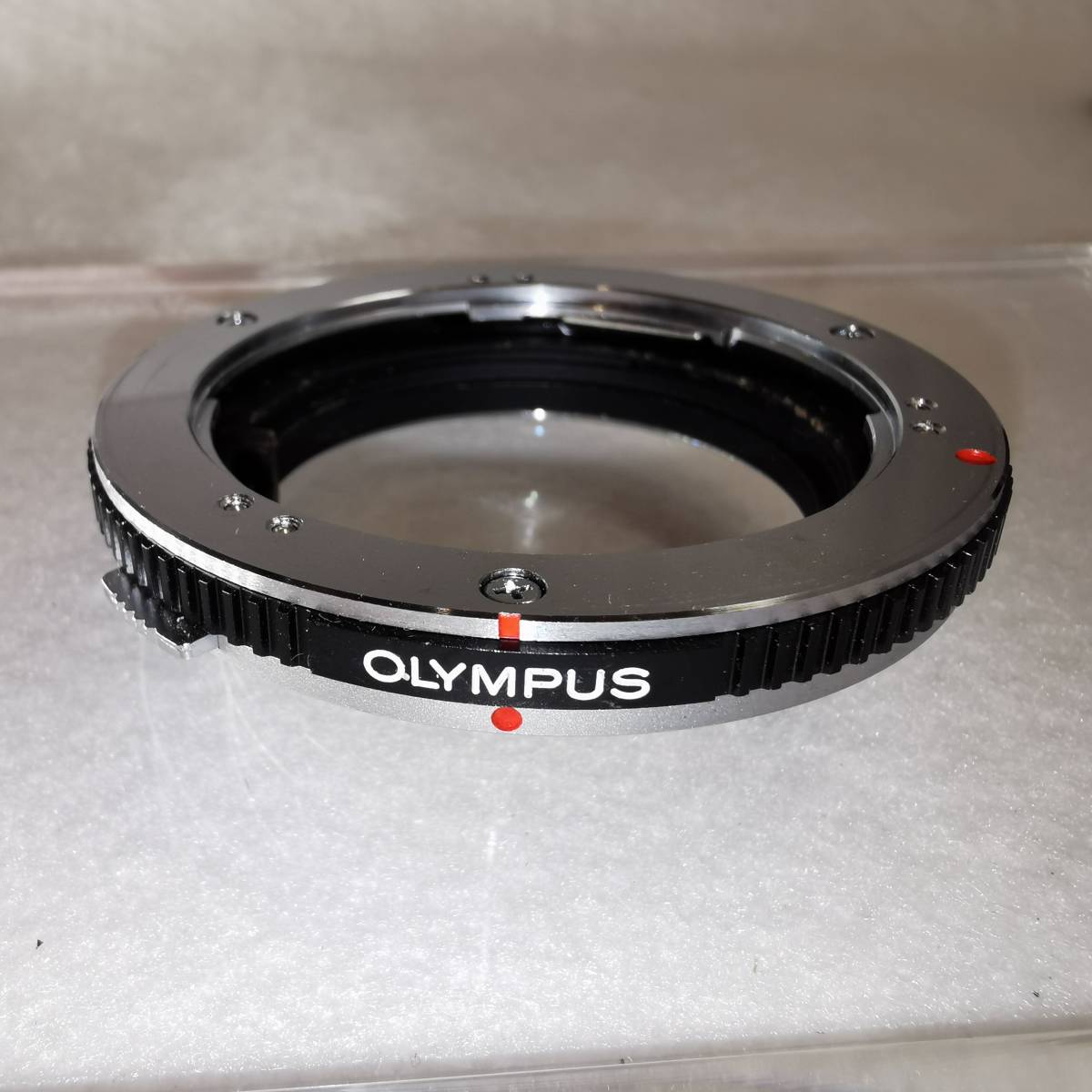 USED◆OLYMPUS オリンパス オートエクステンションチューブ 7 ◆厚さ7mm 中間リング 現状品_画像1