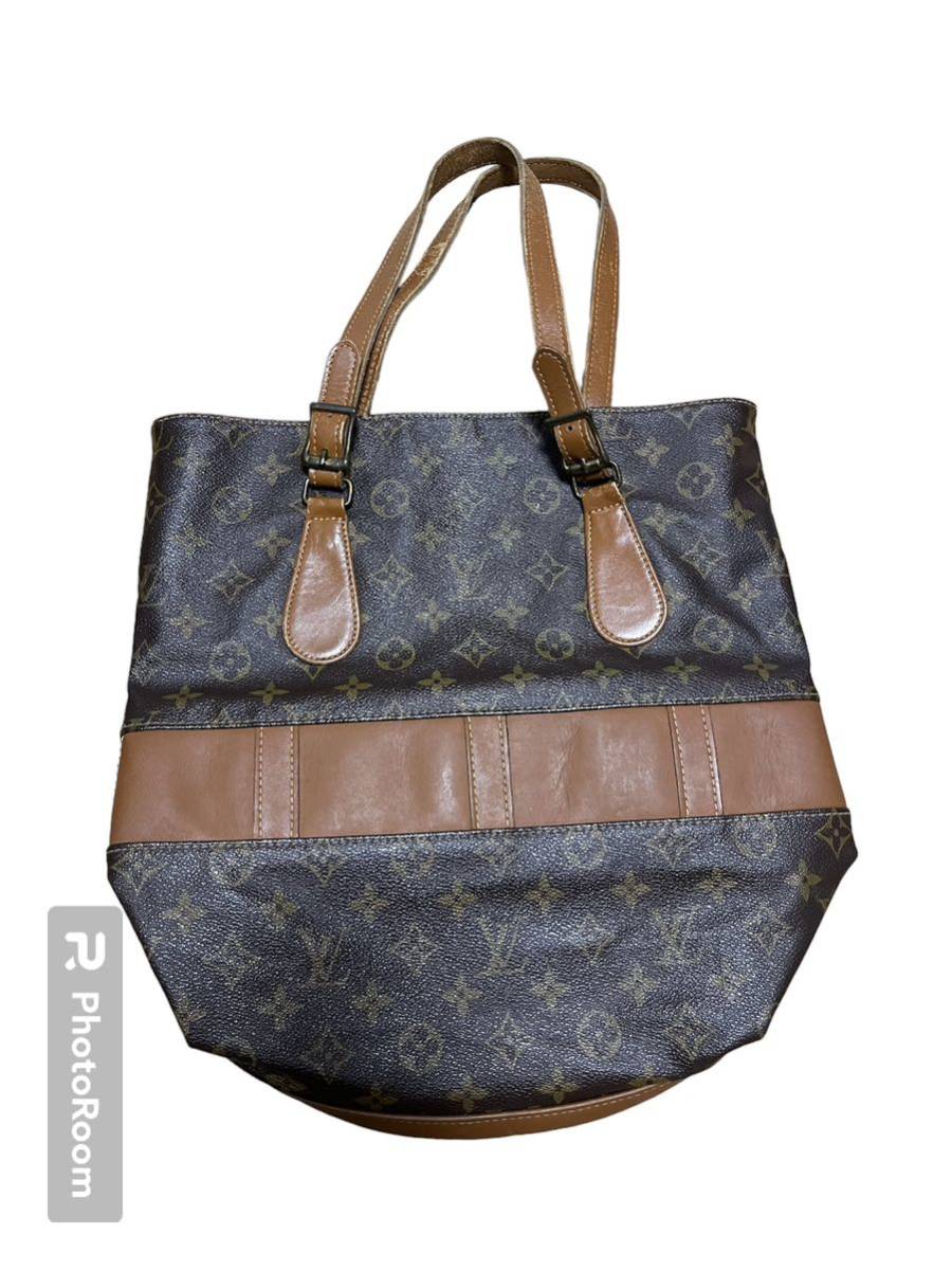 LOUIS VUITTON ヴィトン USA限定 バケット バッグ モノグラム ルイヴィトン トートバッグ バケツショルダーバッグ ハンドバッグ _画像1