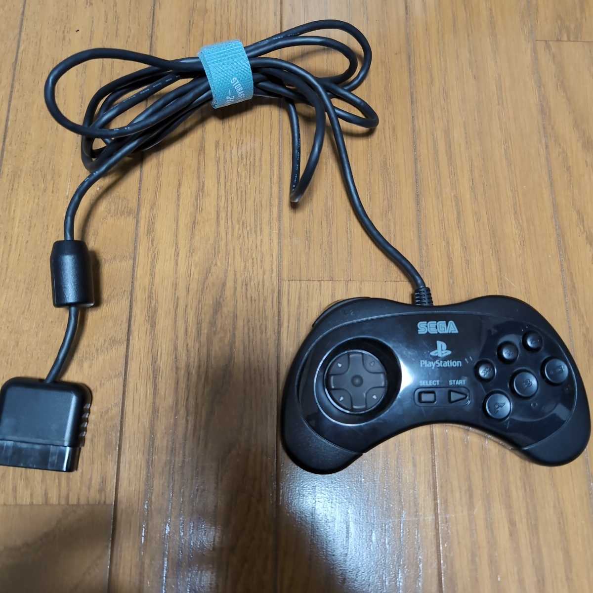 PlayStation2　PS2 復刻版セガサターン コントロールパッド　黒　プレイステーション2_画像1