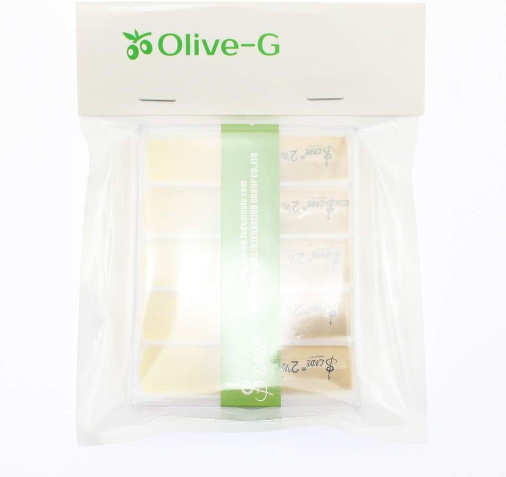 Olive-G アルトサックス 用 2.5 リード 10個セット 収納ケース付き_画像4