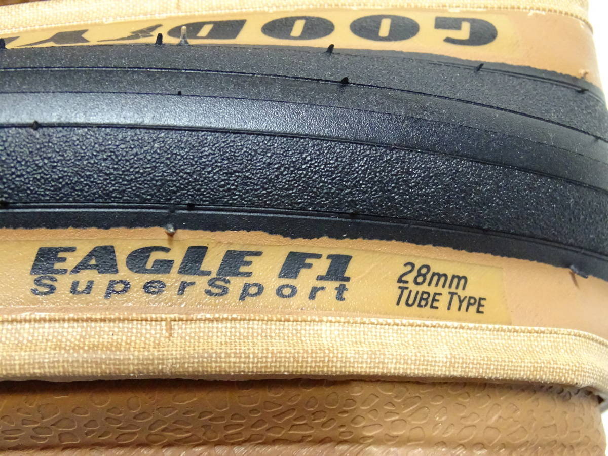 GOODYEAR EAGLE F1 SuperSport 700×28C タンカラー 2本セット 新品_画像3