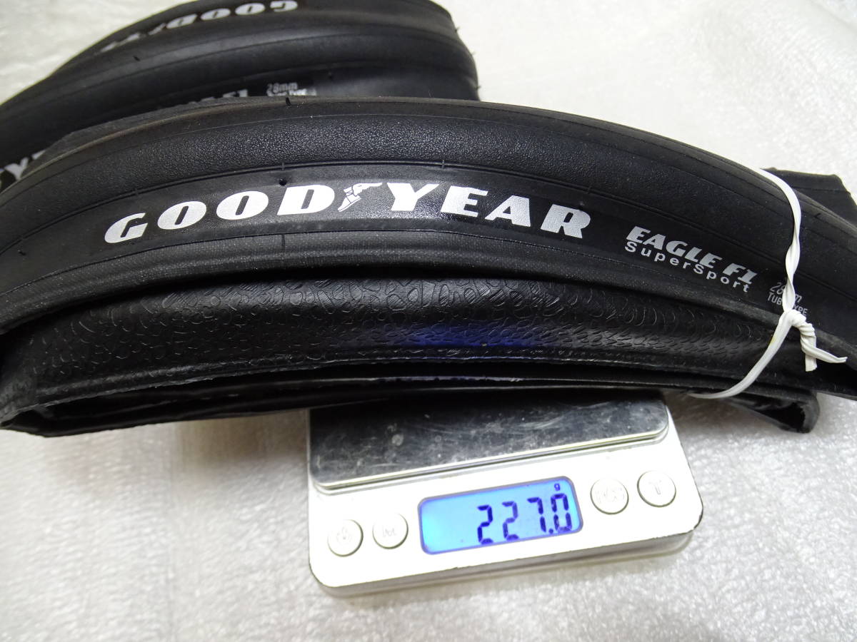 GOODYEAR EAGLE F1 SuperSport 28C クリンチャー タイヤ 黒 ２本セット_画像10