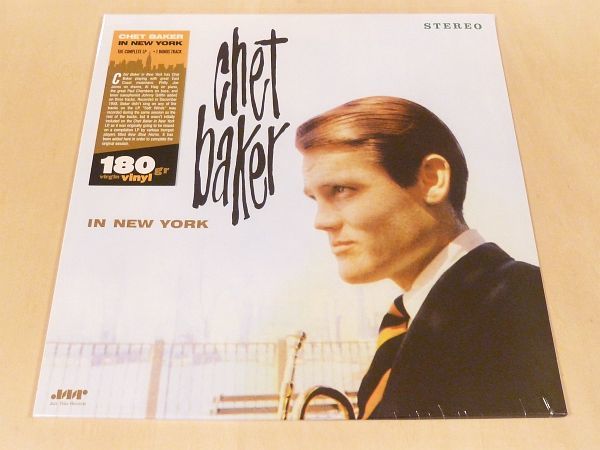 未開封 チェット・ベイカー In New York 限定リマスター180g重量盤LPボーナス1曲追加 Chet Baker Paul Chambers Al Haig DMMの画像1