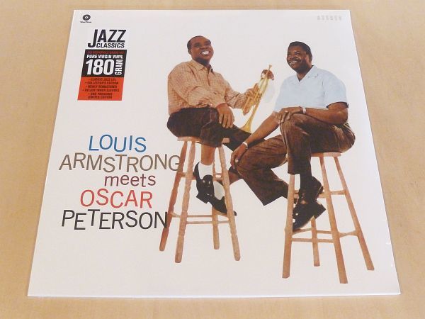 未開封 ルイ・アームストロング オスカー・ピーターソン Louis Armstrong Meets Oscar Peterson 限定リマスター180g重量盤LP Herb Ellisの画像1