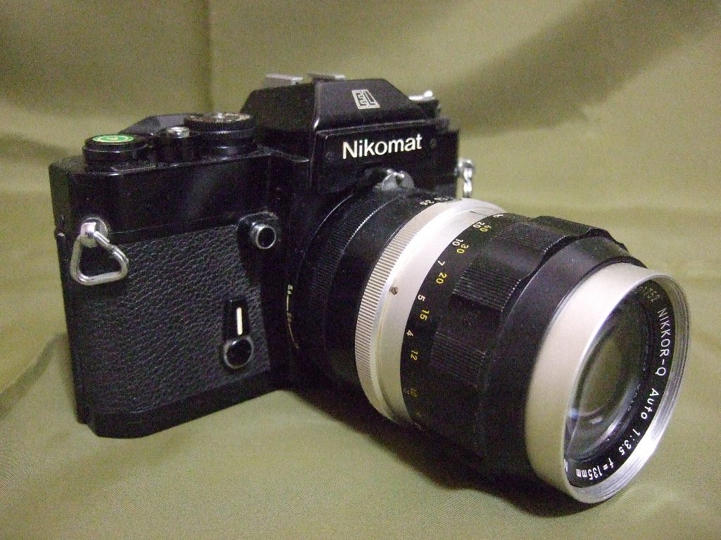 Nikon　ニコン　EL + NIKKOR-Q Auto 1:3.5 f=135mm_画像1