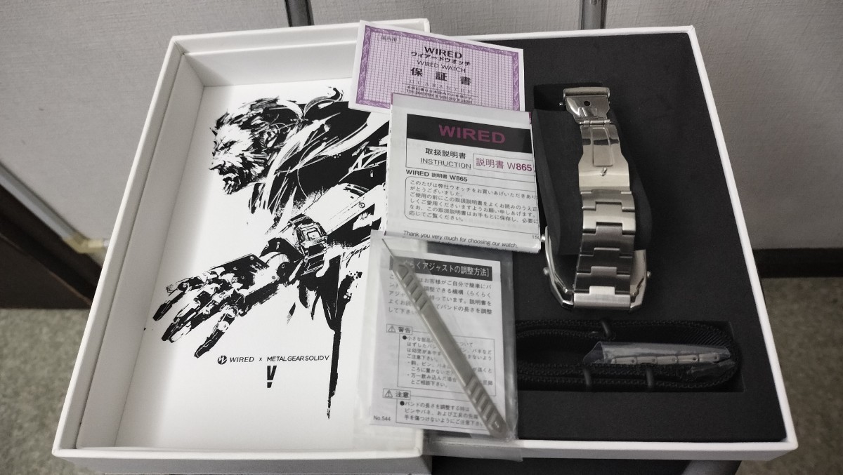  Seiko Wired x Metal Gear Solid V. сотрудничество наручные часы SEIKO WIRED METAL GEAR SOLID V