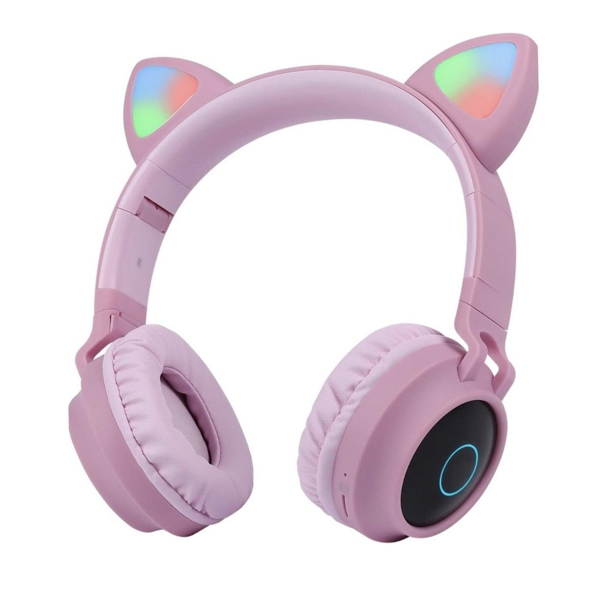 ヘッドフォン 猫耳 bluetooth5.0 ワイヤレス ピンク bto28c
