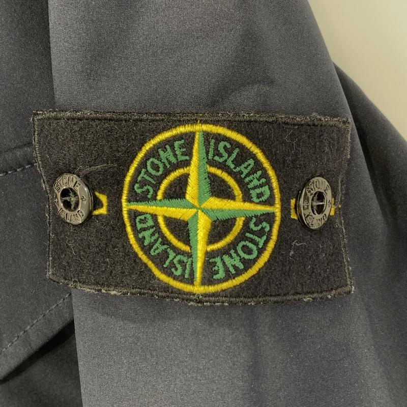 【中古】STONE ISLAND Soft Shell Hooded Jacket サイズS ネイビー[240019430756]_画像4