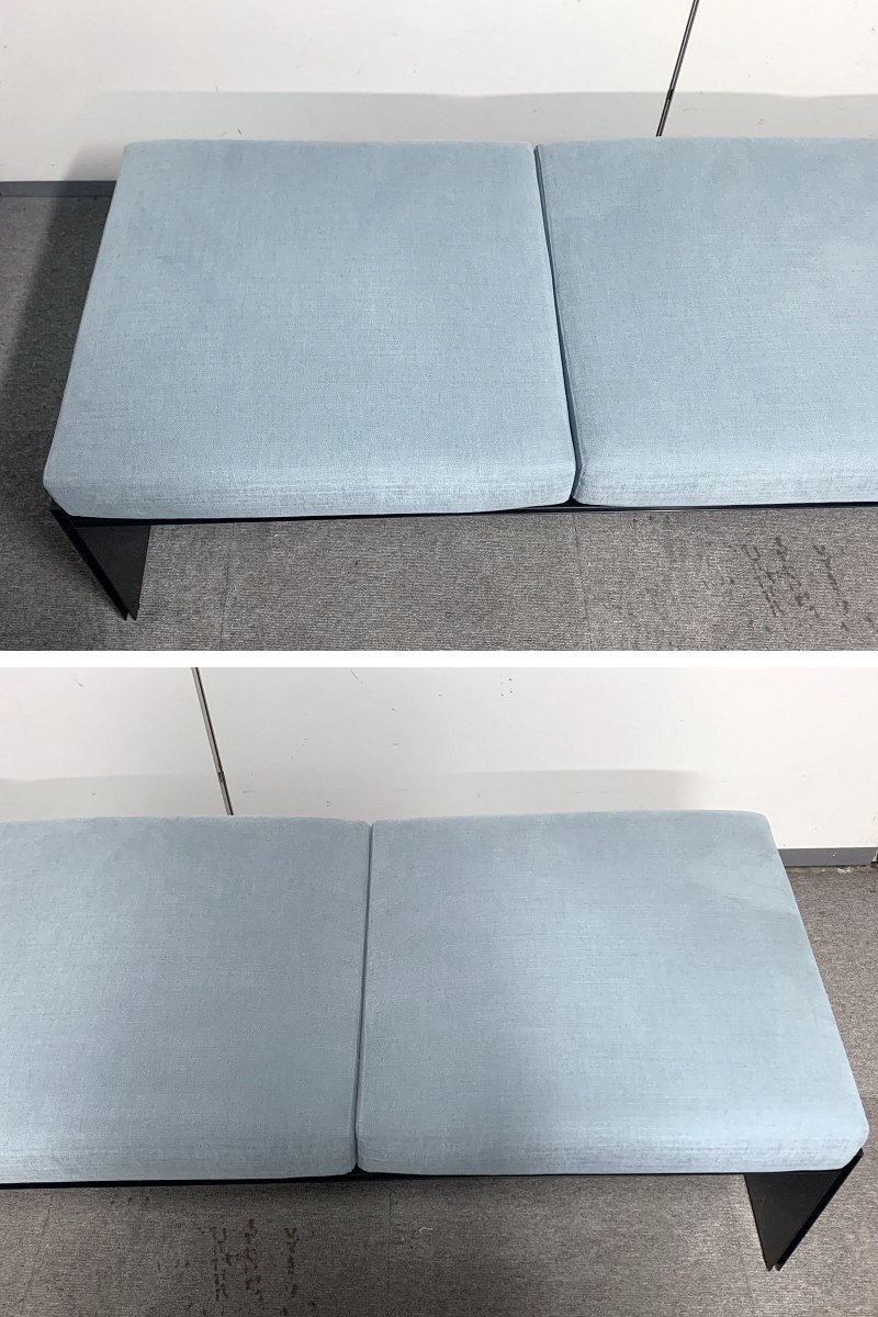 b◆【Cassina ixc.】AIR FRAME 3001 bench /3Pベンチ カッシーナ・イクスシー エアーフレーム 3人掛けベンチ /3Pソファの画像7