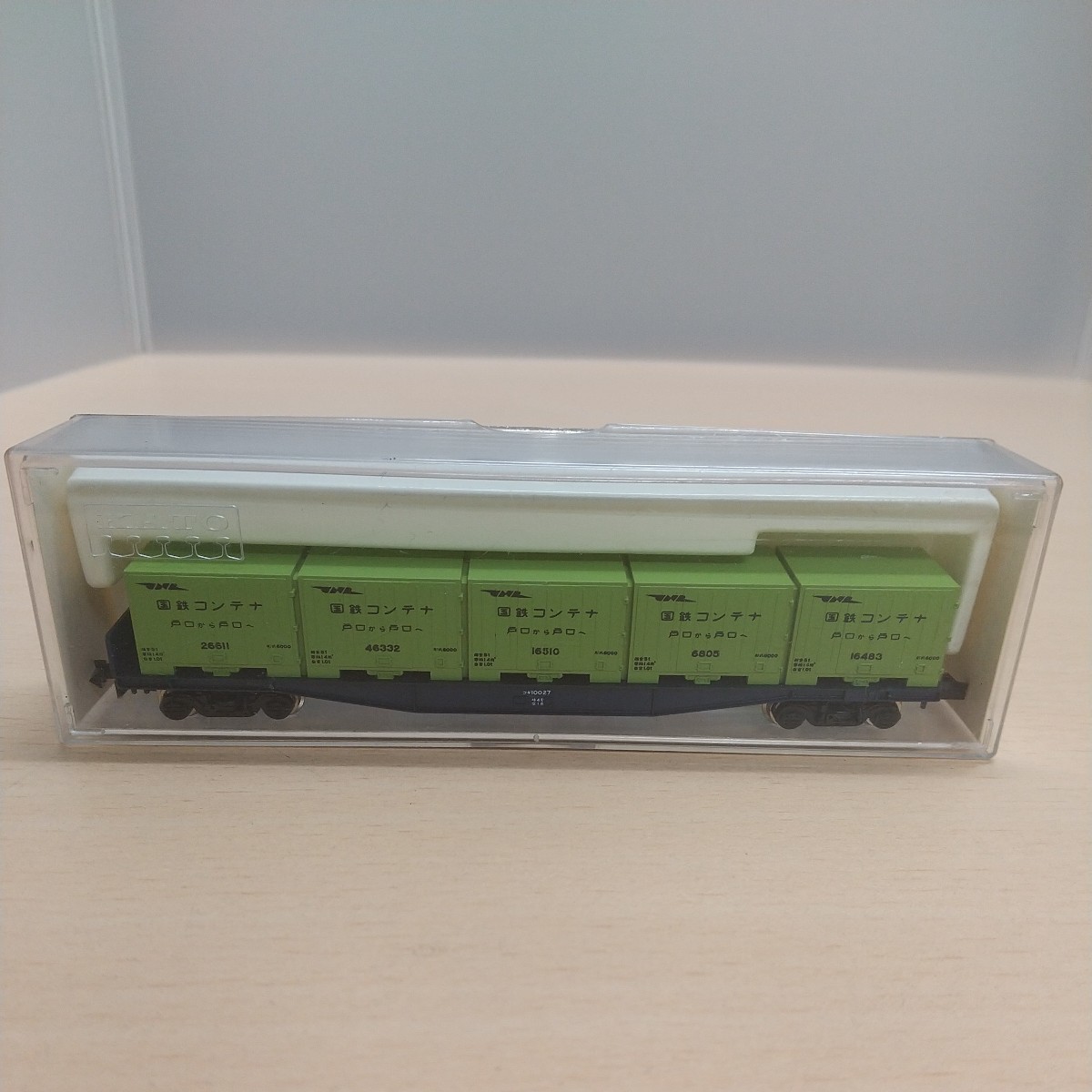 y120616t KATO Nゲージ 802 コキ10000 国鉄貨車 鉄道模型 _画像1