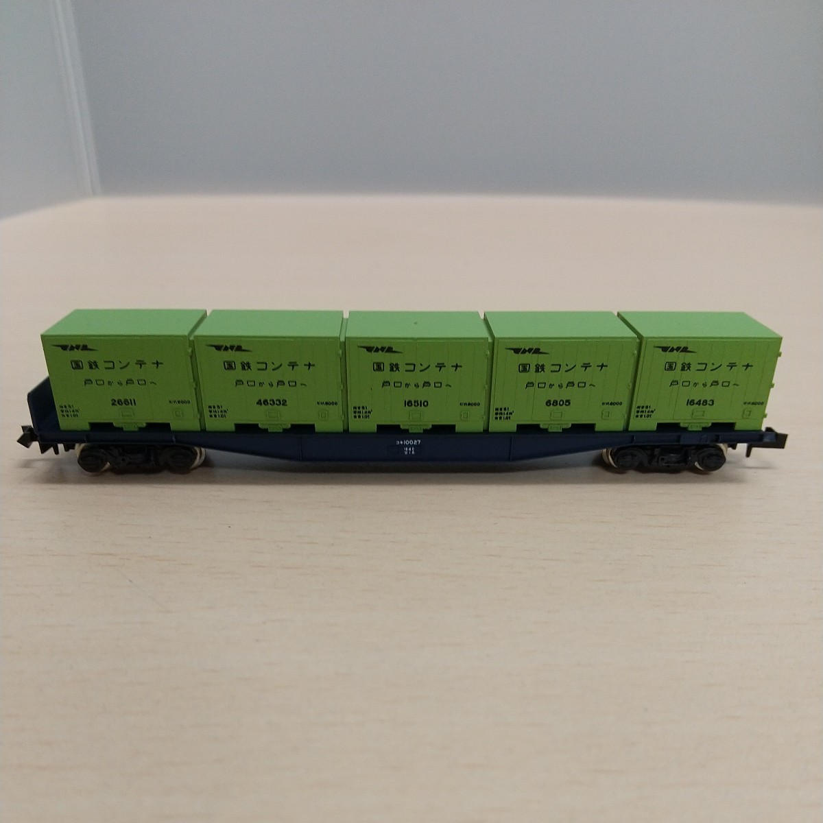 y120616t KATO Nゲージ 802 コキ10000 国鉄貨車 鉄道模型 _画像3