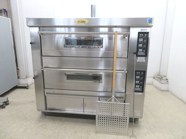 F2063◆ワールド 2020年◆ガスデッキオーブン JG62YW-PP 都市ガス/100V 【専門店の安心の1か月保証付】 栃木 宇都宮 中古 業務用 厨房機器 オーブン
