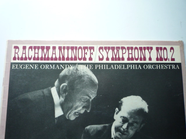 RY73 米COLUMBIA盤LP ラフマニノフ/交響曲第2番 オーマンディ/フィラデルフィアO 2eyes_画像2