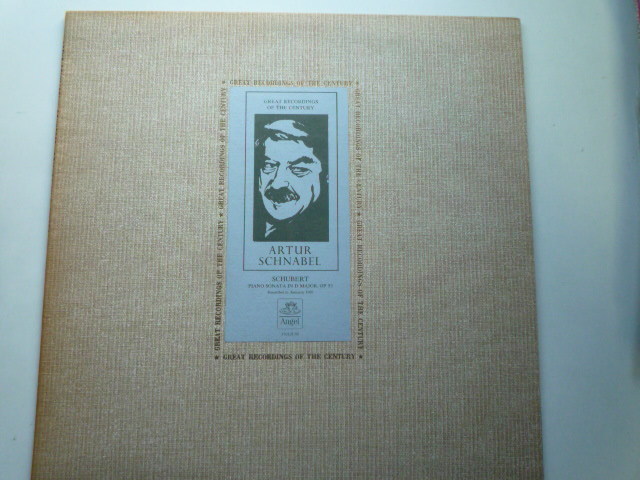 SA84 米Angel盤LP シューベルト/ピアノ・ソナタOp.53、D.850 シュナーベルの画像1