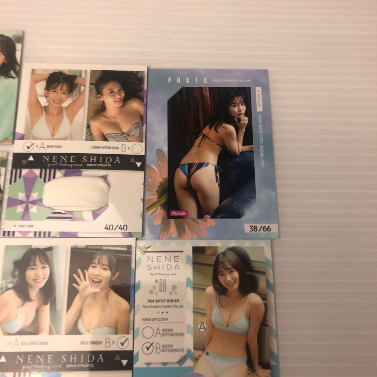 志田音々　カード12枚セット　衣装カード　コスチューム　ビキニストラップカード　ファーストトレーディングカード　_画像5