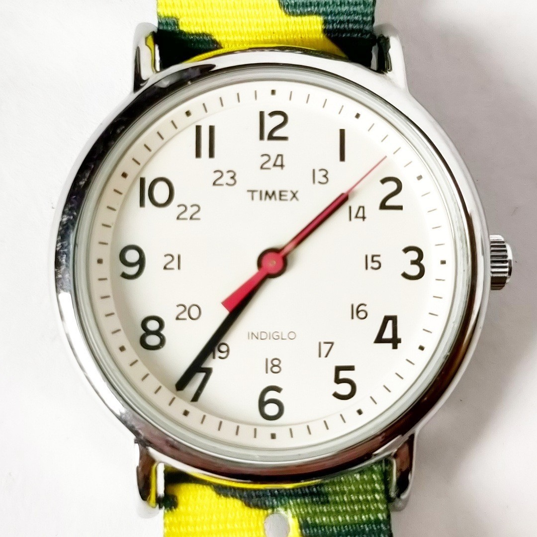 動作品 TIMEX タイメックス INDIGLO メンズ 腕時計 クォーツ 動作品 稼働品 z137の画像1