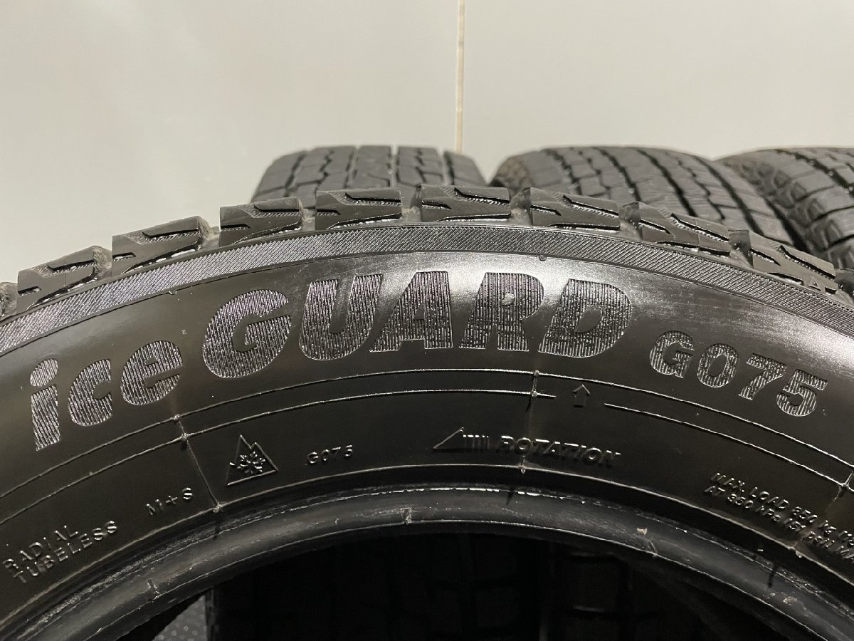 YOKOHAMA ice GUARD G075 235/60R17 17インチ スタッドレス 4本 19年製 グランエース等　(MTH449)_画像8