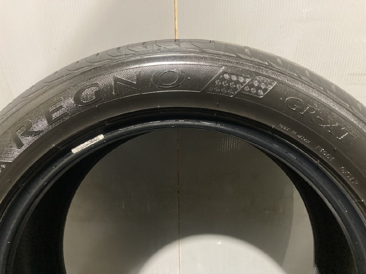 BS BRIDGESTONE REGNO GR-XT 235/50R18 18インチ 夏タイヤ 1本 バリ溝 アルファード ヴェルファイア レクサスLS等　(TA909)_画像8