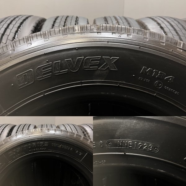 TOYO DELVEX M134 205/70R17.5 115/113L LT 17.5インチ ライトトラック用 夏タイヤ 6本 23年製 バリ溝 キャンター ダイナ等　(TS449)_画像10