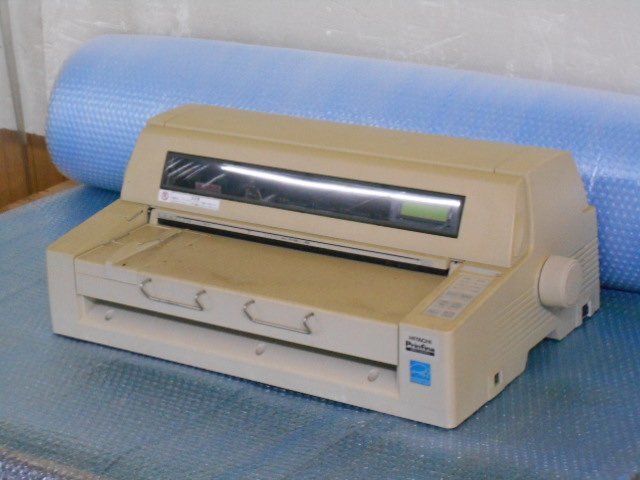  present condition sale HITACHI Prifina IMPACT DX4081A PC-PD4081A dot impact printer / sunburn a little over / self seal character verification only /2nd shop 