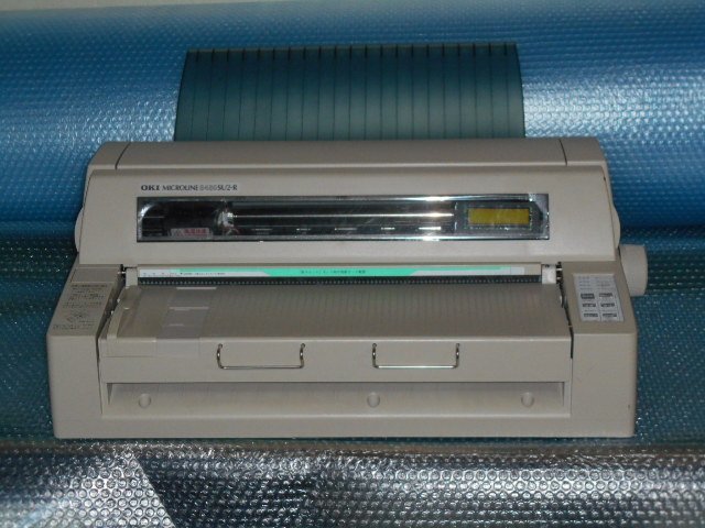 OKI MICROLINE 8480SU2-R ドットインパクトプリンタ/日焼有_画像1