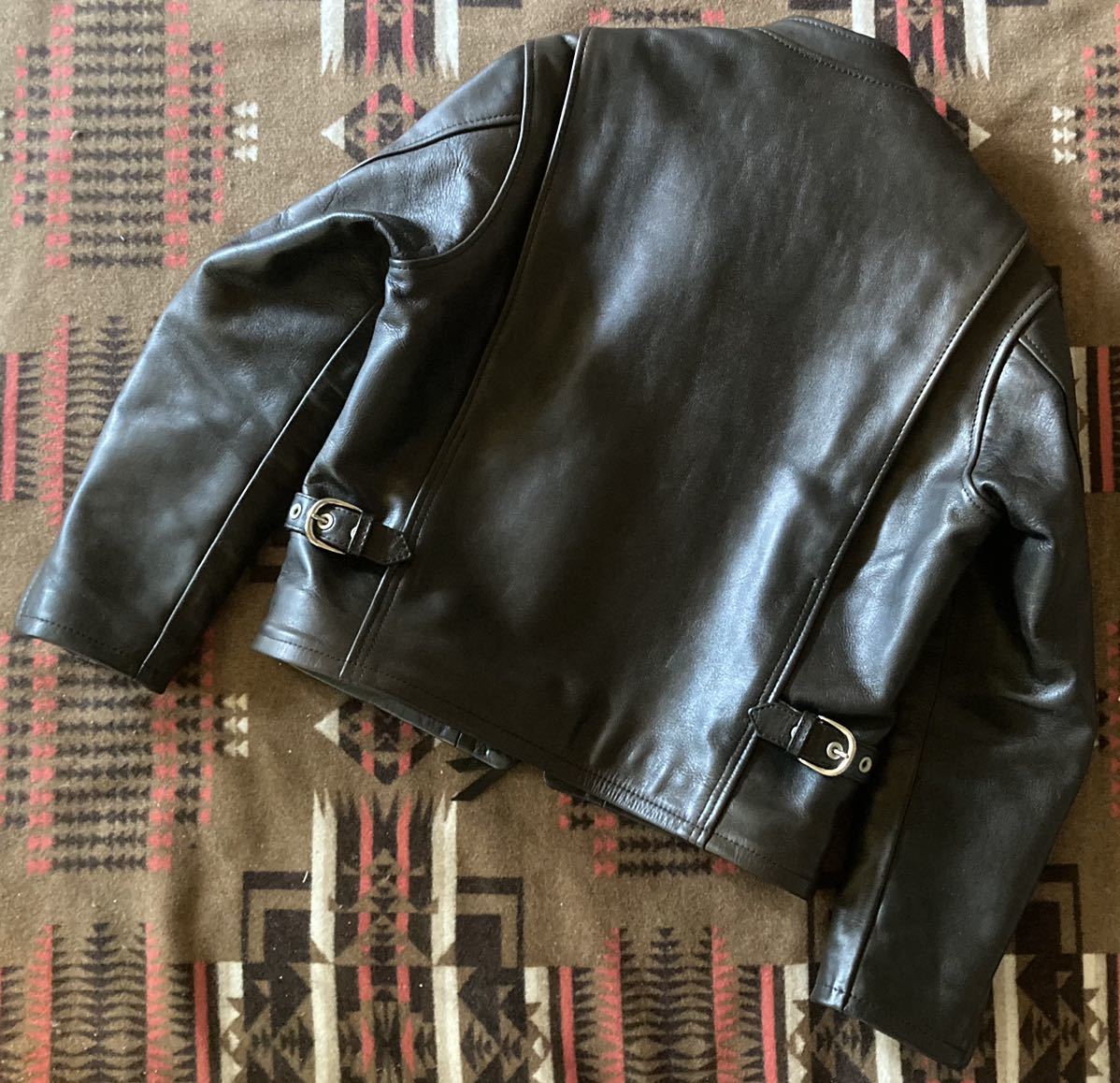 .151800 jpy kadoya Kadoya HF/AS-1VS head Factory made in Japan single black rider's jacket cow leather leather jacket original leather black leather jacket Z143